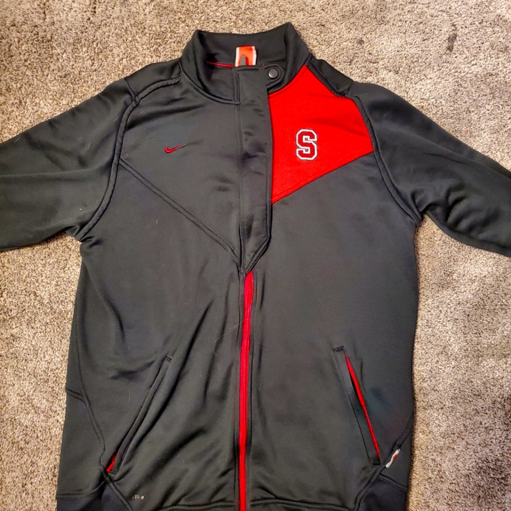 Lardge black and red Nike Stanford jacket